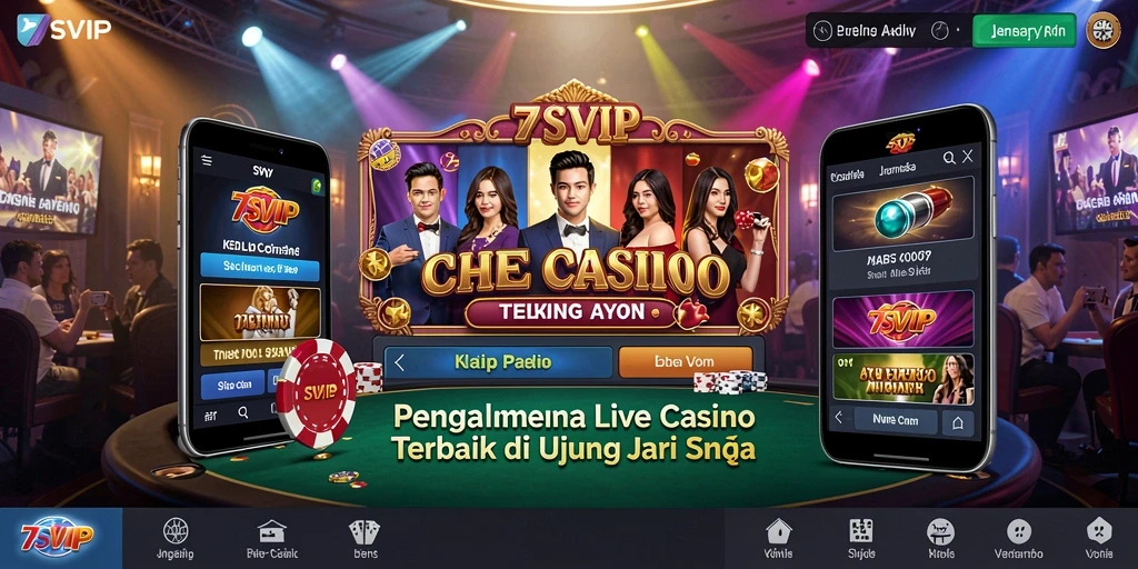 Screenshot 7SVIP menunjukkan gameplay Live Casino yang mendebarkan.