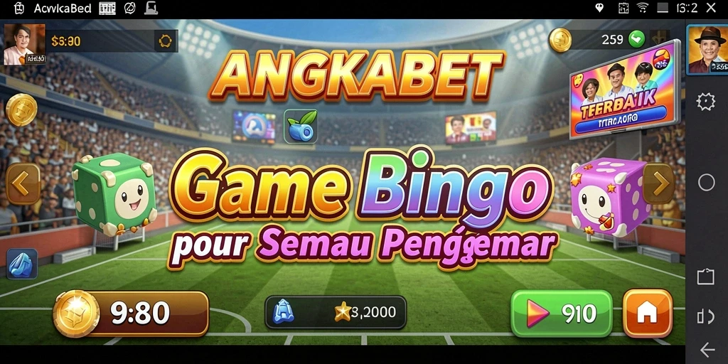 Screenshot gameplay <strong>ANGKABET</strong> menunjukkan suasana seru Bingo.