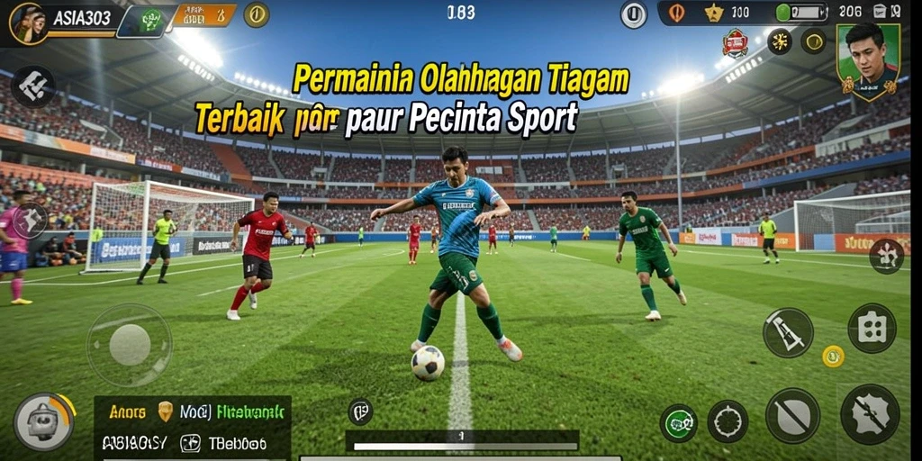 Tampilan menarik dari gameplay olahraga di ASIA303.