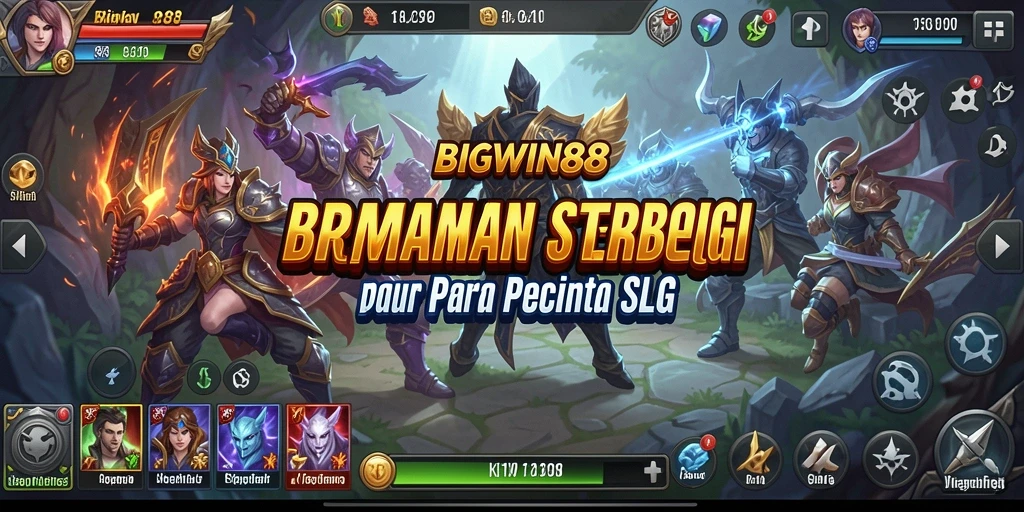 Screenshot gameplay <strong>BIGWIN88</strong> menunjukkan aksi seru dalam membangun kerajaan.