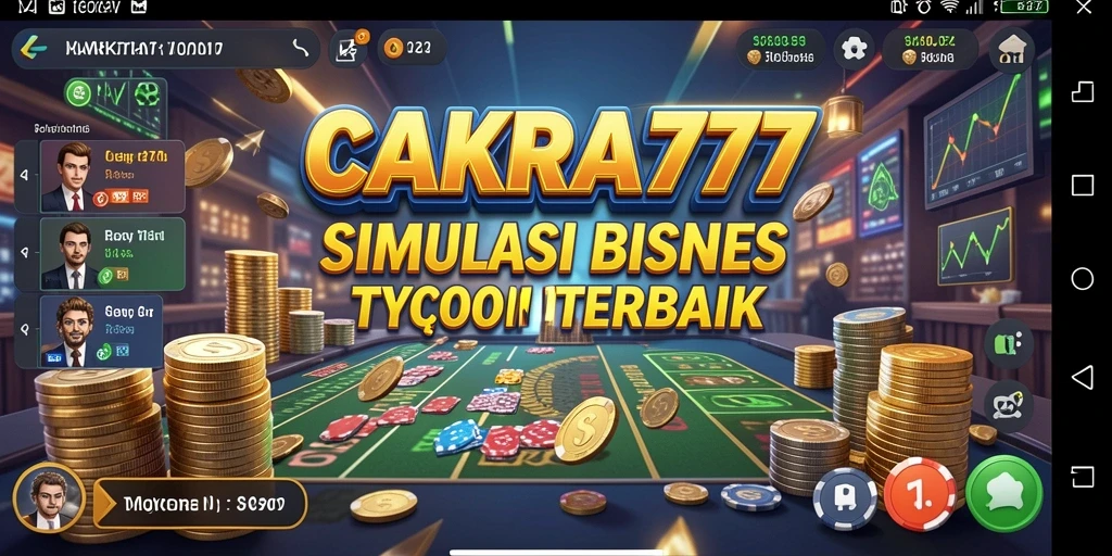 Tampilan utama CAKRA777 menampilkan gameplay Tycoon yang menarik.