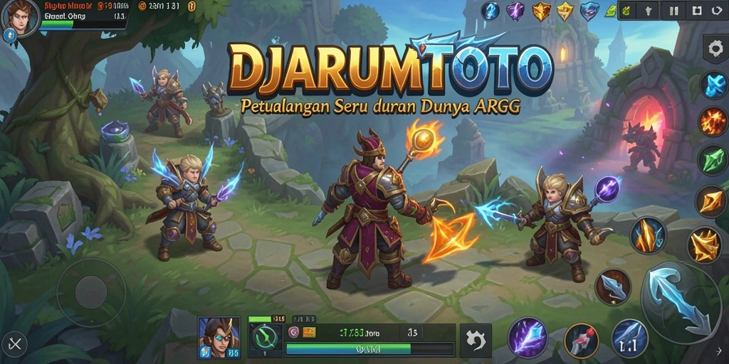 Tampilan luar biasa gameplay <strong>DJARUMTOTO</strong> dengan aksi petualangan yang mendebarkan.
