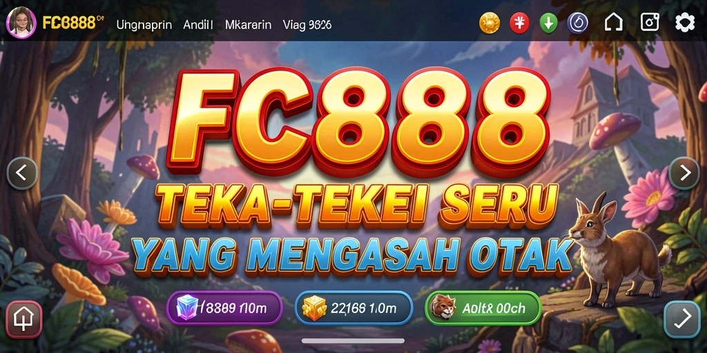 Tangkapan layar FC888 menampilkan gameplay puzzle yang menarik dan penuh warna.