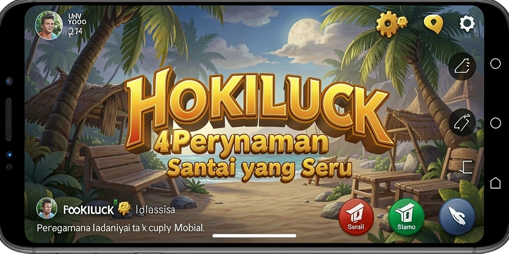 Screenshot utama HOKILUCK menampilkan gameplay yang menarik dan penuh warna.