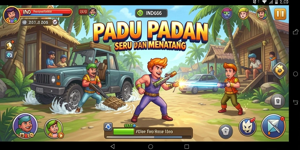 Tampilan gameplay seru dari IND666 saat mencocokkan item.