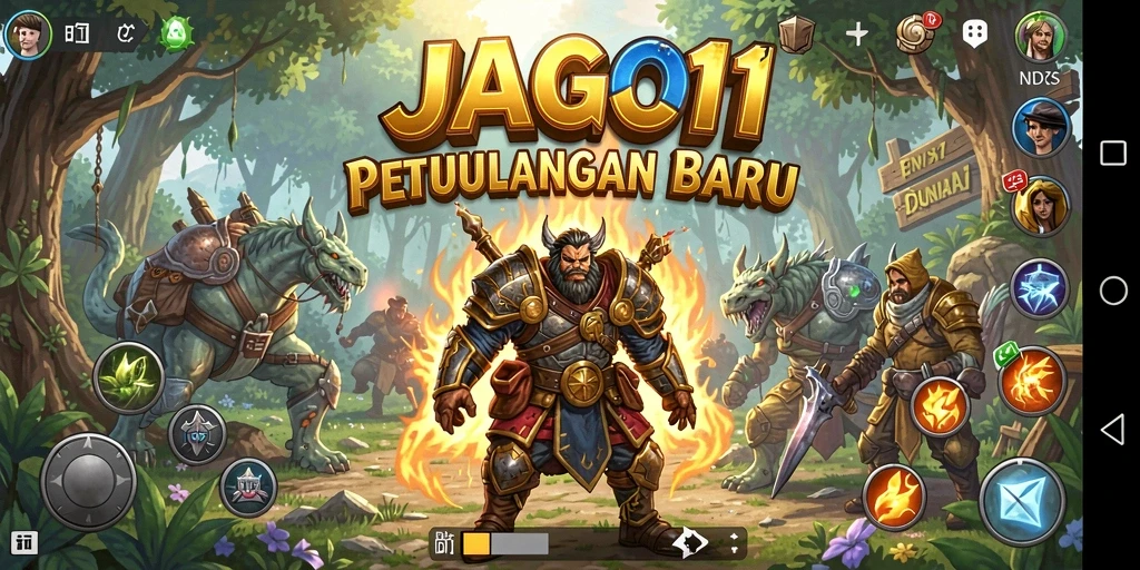 Tampilan gameplay menakjubkan dari JAGO11 dalam petualangan yang penuh aksi.