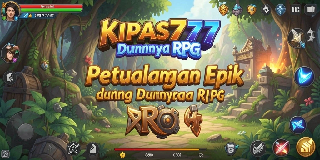 Screenshot KIPAS777 menampilkan aksi pertarungan RPG yang intens dan menegangkan.