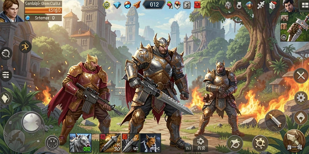Tampilan gameplay KOSTOTO yang menegangkan dan strategis.
