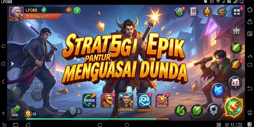 Tampilan gameplay LPO88 yang intens dan menegangkan saat berstrategi.