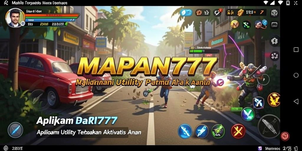 Tampilan utama MAPAN777 yang intuitif dan memudahkan pengguna.
