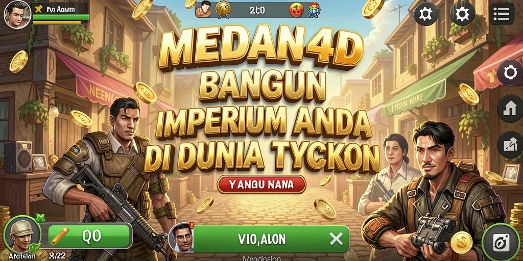 Screenshot MEDAN4D menampilkan gameplay yang seru dan kompleks dalam dunia Tycoon.