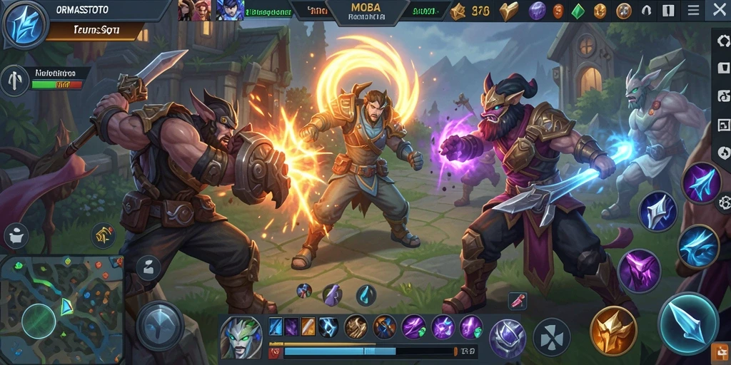 Tampilan gameplay menegangkan di ORMASSTOTO dengan strategi tim yang hebat.