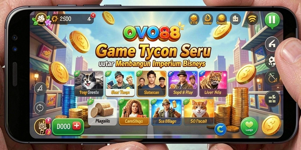 Screenshot OVO88 menampilkan pemain yang sukses membangun bisnisnya.