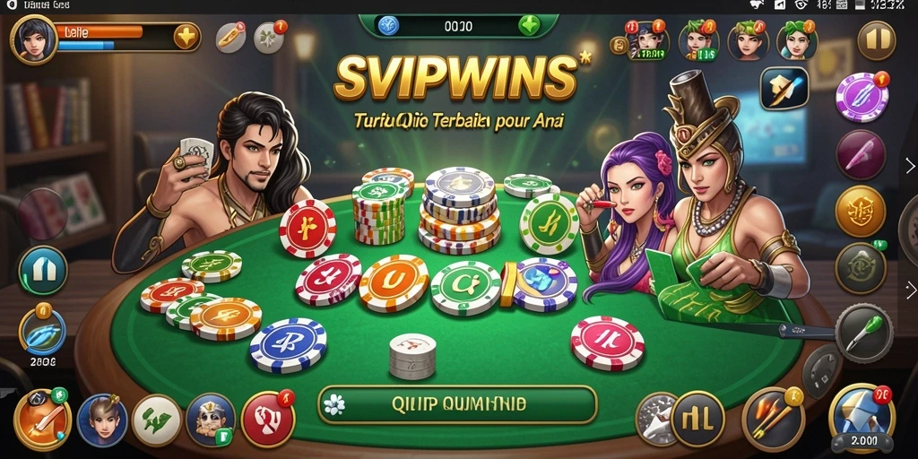 Tampilan gameplay QiuQiu yang seru dan menarik di SVIPWINS.