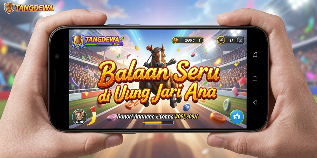 Screenshot TANGANDEWA menampilkan balapan seru dengan grafik menakjubkan.