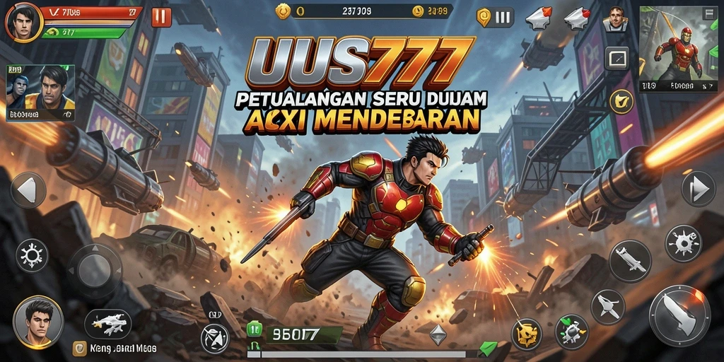 Tampilan menegangkan dari gameplay UUS777 yang penuh aksi.