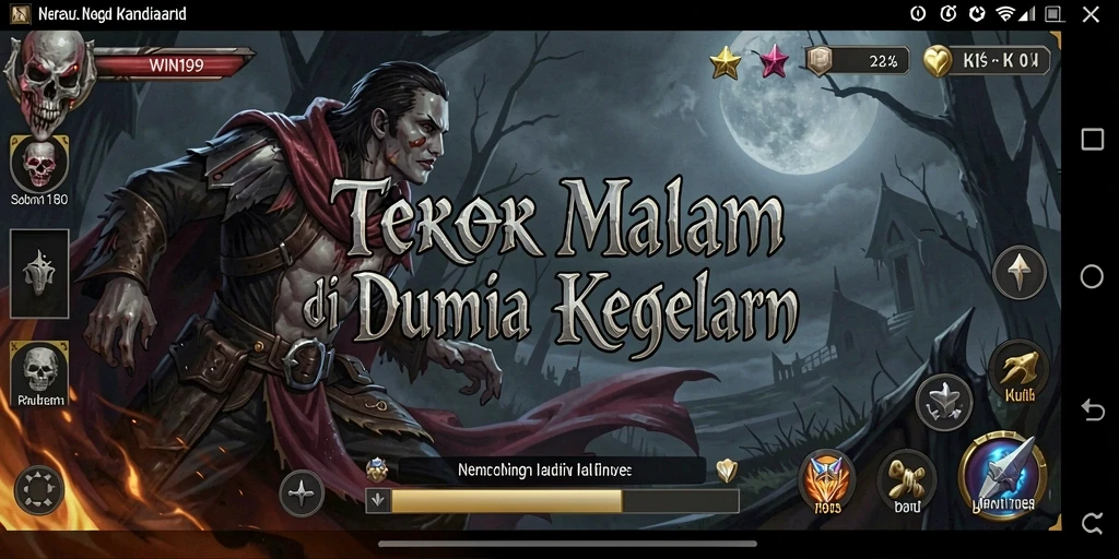 Tangkapan layar menampilkan momen menegangkan dalam gameplay WIN199.
